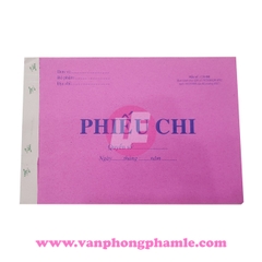 Phiếu Thu / Chi 1L UP giấy thường nhiều tờ