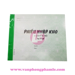 Phiếu Nhập Kho / Xuất kho 2L A5 NY 20x16 ngang