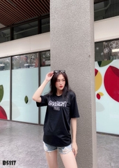 Quần jean short rách tua xanh B5117