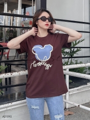 Áo thun nữ LOREN Regular mickey A21092