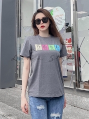 Áo thun nữ LOREN Regular hóa học A21097