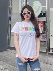 Áo thun nữ LOREN Regular hóa học A21097