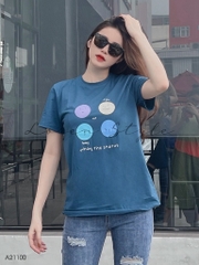 Áo thun nữ LOREN Regular status A21100