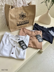 Áo kiểu nữ LOREN chéo ngực A61102