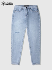 Quần jean baggy LOREN rách tua B51036