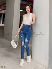Quần jean nữ skinny LOREN wash rách B51044