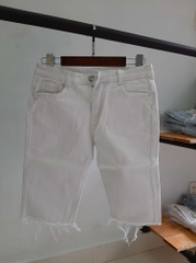 Quần jean ngố tua trắng B5050