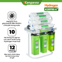 Máy lọc nước kangaroo 10 lõi Hydrogen KGRP99
