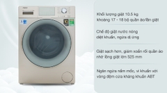 Máy giặt Aqua AQD-D1050E.N Inverter 10.5 kg