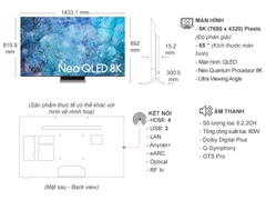 Tivi Samsung QA65QN90CAKXXV Neo QLED 4K 65 inch new 2023