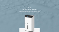 Máy hút ẩm Taijutsu AD-25R134G-W 25 lít phòng 70 m2 có sấy