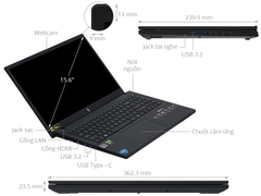 Máy tính xách tay Acer Shadow Knight ANV15-41-R2UP ( i7.13650HX/16GB/SSD 1TB/RTX 5050 8GB GDDR7/15.6 inch 2.5k/Win11/Đen/NK)