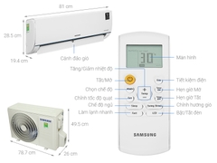 Điều hòa Samsung 1 chiều Inverter 9000Btu AR09TYHQASINSV