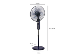 Quạt cây Ferroli FWF-20AHM 6 cánh 57W màu ghi đậm