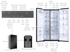 Tủ lạnh LG GR-D247MC Inverter 601 lít