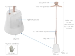 Bàn là cây Panasonic NI-GSG060WRA 2000W