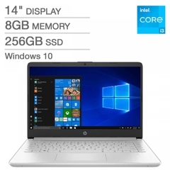 Laptop HP 14-DQ2043CL (Core i3-1125G4/256GB SSD/8GB RAM/14" FHD IPS Display/Win10/ Nhập khẩu