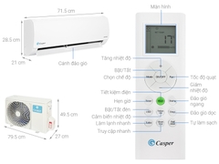 Điều hòa Casper 1 chiều Inverter 9.000Btu IC-09TL32