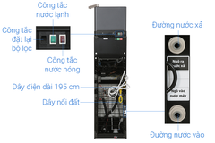 Máy lọc nước Toshiba TWP-W2399SVN(M) có tích hợp nóng lạnh