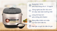 Nồi cơm điện tử cao tần Sunhouse Mama SHD8959 1.8 lít