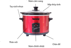Nồi hầm nấu chậm BENNY dung tích 3.5L BSL-35A