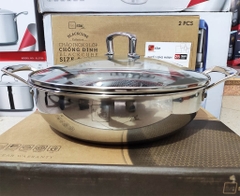 Chảo Inox hai quai Fivestar 28cm FPC28005