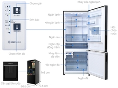 Tủ lạnh Panasonic NR-BX421GPKV Inverter 377 lít