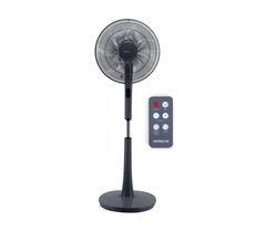 Quạt cây Hitachi LF-D6RCGM 7 cánh 24W động cơ DC màu xám có điều khiển từ xa