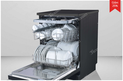 Máy rửa bát Texgio Dishwasher TGF6019B - 15 Bộ Sấy Turbo