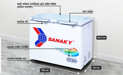 Tủ đông Sanaky VH-2899A2KD 280 lít