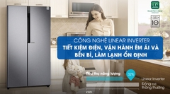 Tủ lạnh LG GR-B247JDS Inverter 613 lít