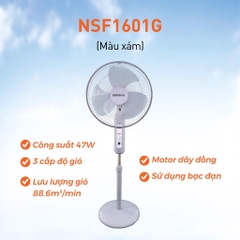 Quạt cây Nanoco NSF1601G (Màu xám)