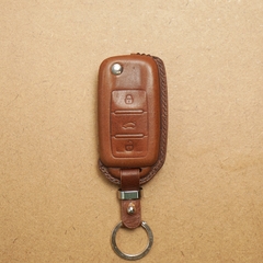 Bao da chìa khóa ô tô Volkswagen - chìa khoá cơ - Dòng da bò Vachetta