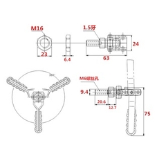 Cam kẹp GH36202