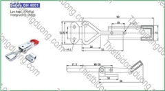Cam kẹp inox GH4001SS
