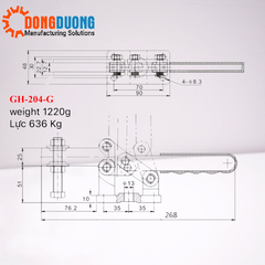 Cam kẹp GH204G