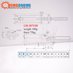 Kẹp ngang GH20752-B