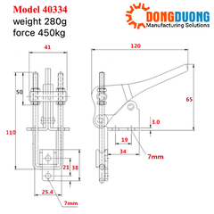 Cam kẹp GH-40334