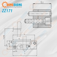 Khóa mặt phân khuôn ZZ171