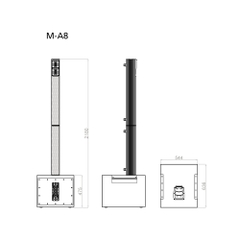 Loa Column Array SE Audiotechnik M-A8