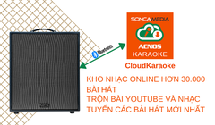 Loa di động karaoke Acnos CS550, 300W, 4-6h