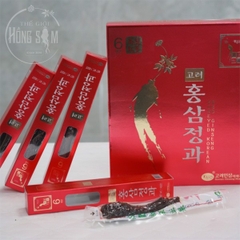 Hồng Sâm Củ Tẩm Mật Ong KGS Hàn Quốc Hộp 6 Củ x 50g