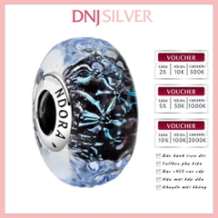 [Chính hãng] Charm bạc 925 cao cấp - Charm Dark Blue Murano Glass Ocean thích hợp để mix vòng tay charm bạc cao cấp - DN688