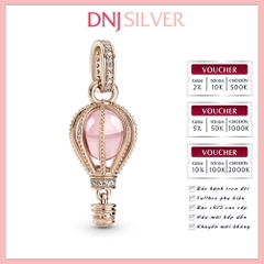 [Chính hãng] Charm bạc 925 cao cấp - Charm Sparkling Pink Hot Air Balloon Dangle thích hợp để mix vòng tay charm bạc cao cấp - DN706