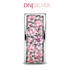 [Chính hãng] Charm bạc 925 cao cấp - Charm Pink Shining Elegance Clip thích hợp để mix vòng tay charm bạc cao cấp - DN620