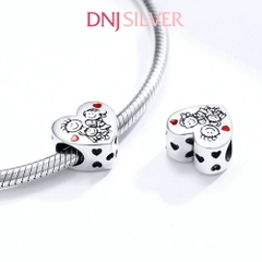 [Chính hãng] Charm bạc 925 cao cấp - Charm Real Enamel Family thích hợp để mix vòng tay charm bạc cao cấp - DN734