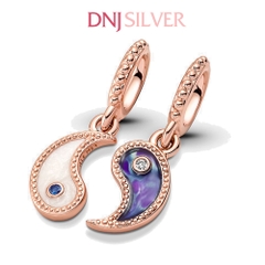 [Chính hãng] Charm bạc 925 cao cấp - Charm Splittable Yin & Yang Sparkling Dangle thích hợp để mix vòng tay charm bạc cao cấp - DN708