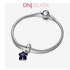 [Chính hãng] Charm bạc 925 cao cấp - Charm Celestial Galaxy Star Murano Dangle thích hợp để mix vòng tay charm bạc cao cấp - DN578