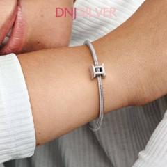 [Chính hãng] Charm bạc 925 cao cấp - Charm Sparkling Gemini Zodiac thích hợp để mix vòng tay charm bạc cao cấp - DN641