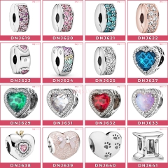 Charm bạc 925 cao cấp, bộ tổng hợp các mẫu charm bạc DNJ để mix vòng charm - Bộ sản phẩm từ DN619 đến DN641 - TH39